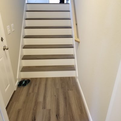  LVT Flooring Sales & Installation, Sunnyvale: Stairway Landing. 