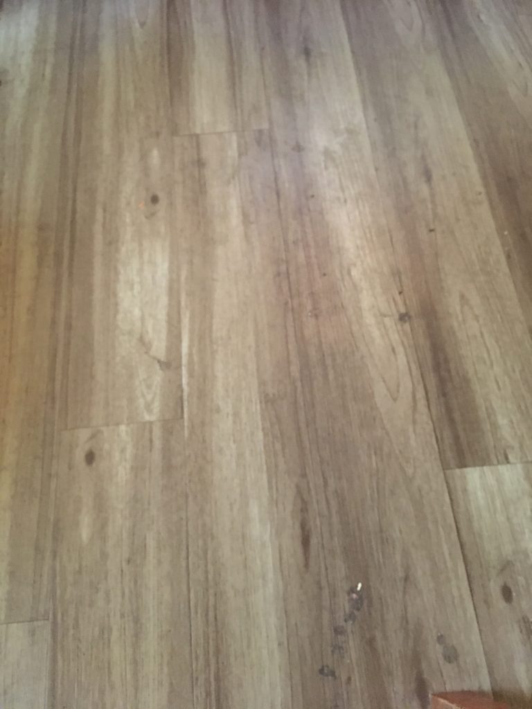 LVT flooring cleaning